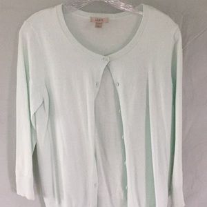 Light green loft cardigan